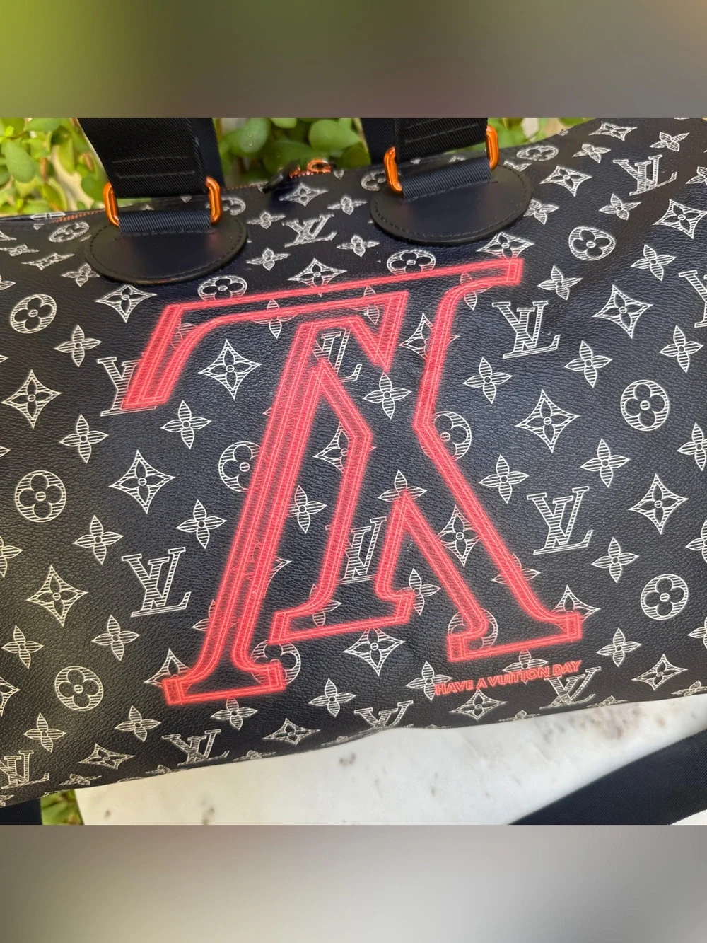 Louis Vuitton Monogram Ink Upside Down Speedy Bandouliere 40